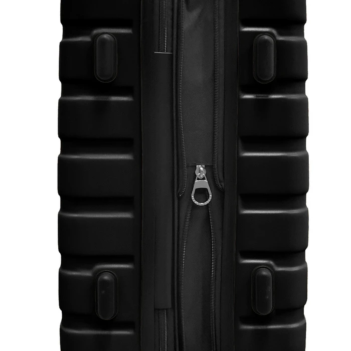 Anda Seat LG1 Hardshell Travel Luggage Set 3-piece Black (Max Height 76 cm, 4 Wheels)