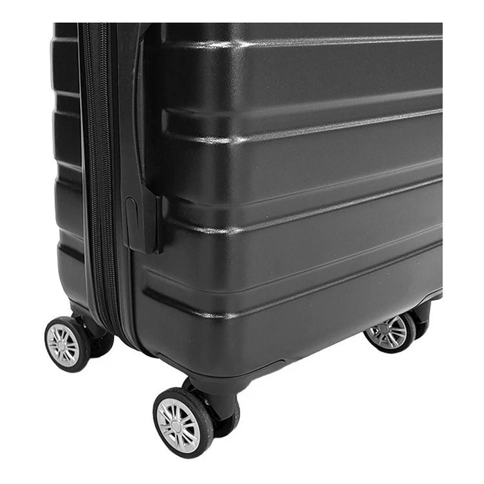 Anda Seat LG1 Hardshell Travel Luggage Set 3-piece Black (Max Height 76 cm, 4 Wheels)