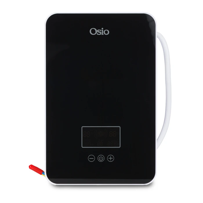 Osio Bathroom Wall Mounted Electric Instant Water Heater Black 8.5 kW With Digital Display