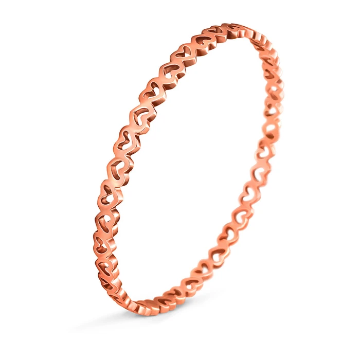 Folli Follie Women's Gold-Plated Steel Bracelet 17 cm - Model 1B14T001R