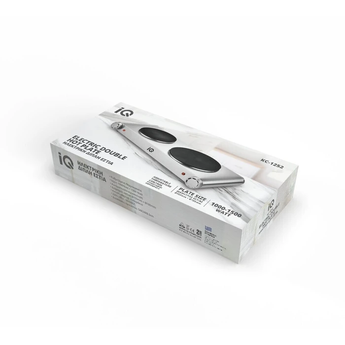 IQ Ηλεκτρική Εστία KC 1252 1000W 1500W