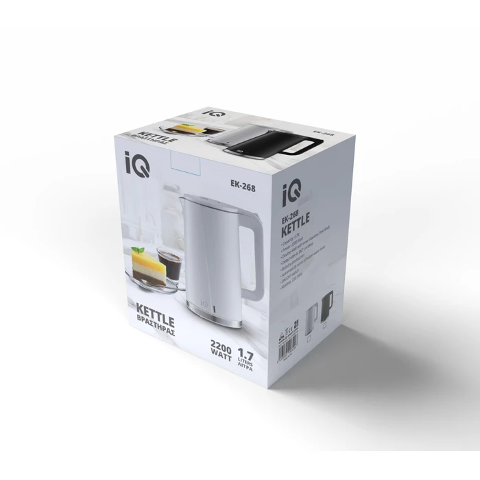 IQ Βραστήρας EK-268 1,7lt 2200W White
