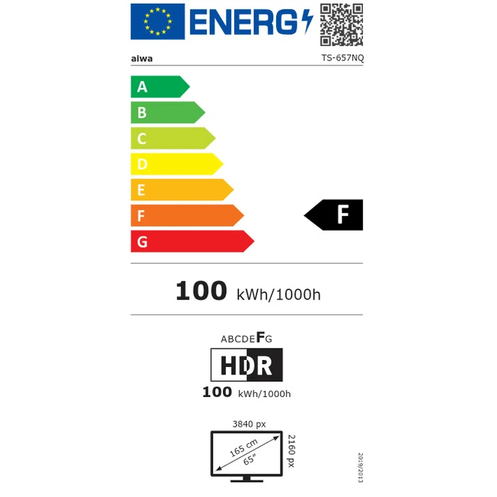 Aiwa Τηλεόραση TS-657NQ 65