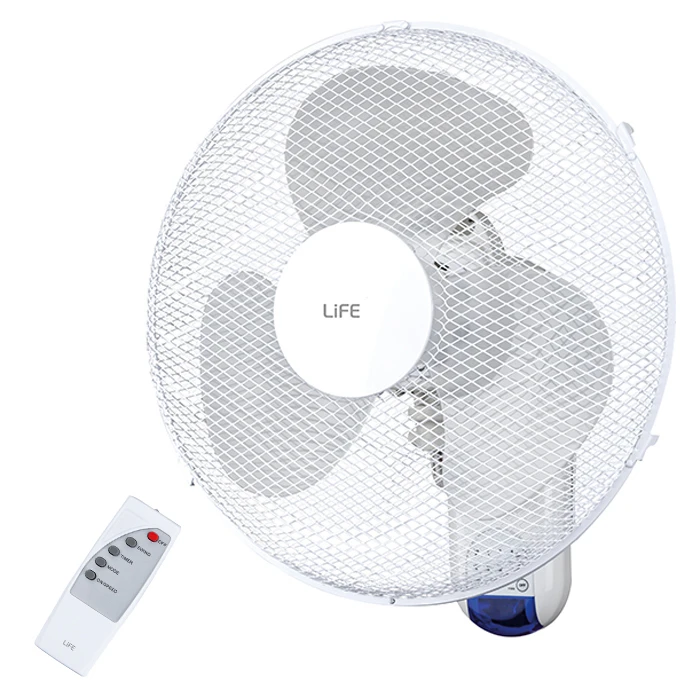 Wall Mounted Fan LiFE NOTIAS 16 inch with Remote Control 50W