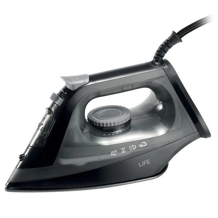 LiFE Steam Iron Jet Black 2200W