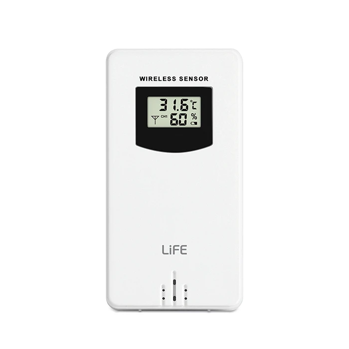LiFE HORIZON Smartweather TUYA XL TUYA Smart Wi-Fi μετεωρολογικός σταθμός με ασύρματο εξωτερικό αισθητήρα, έγχρωμη οθόνη LCD 15.5" και πρόγνωση καιρού 5 ημερών
