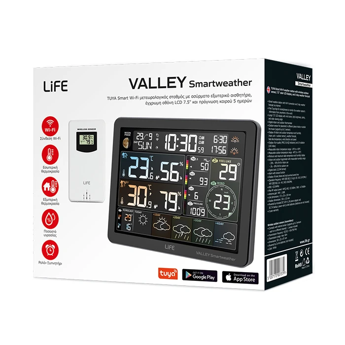 LiFE Smartweather Tuya Wi-Fi Weather Station