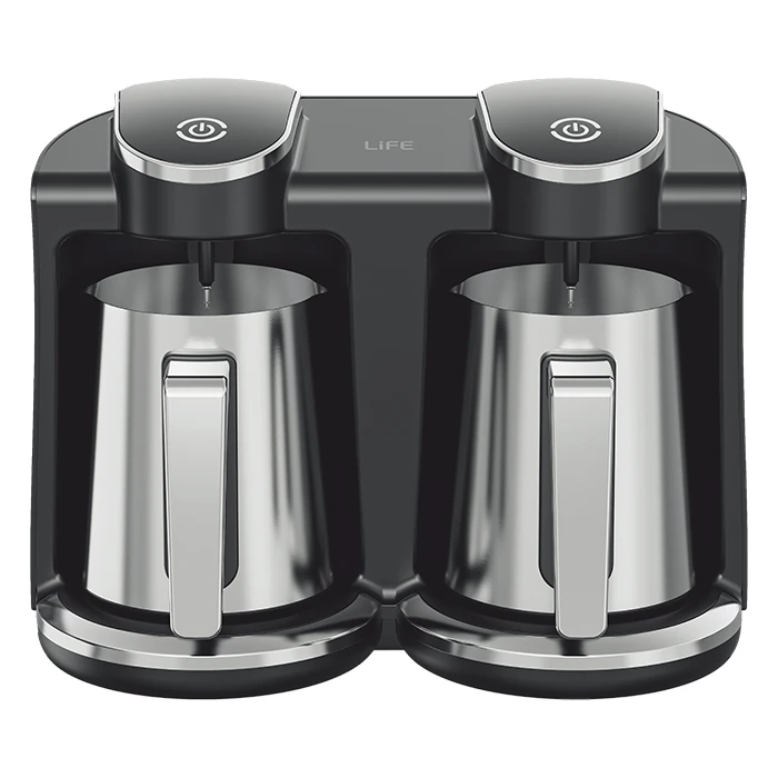 LiFE Coffee Maker Dual Electric Greek Coffee Briki 1300W