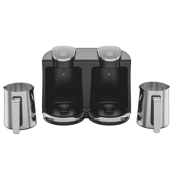 LiFE Coffee Maker Dual Electric Greek Coffee Briki 1300W