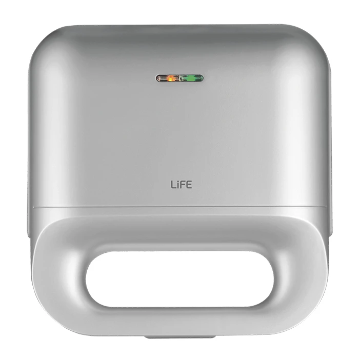 LiFE Toaster Grill DELI Silver Matt Series with Non Stick Grill Plates 750W