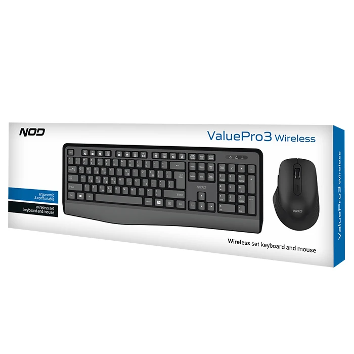Wireless Keyboard and Mouse NOD ValuePro3 Wireless