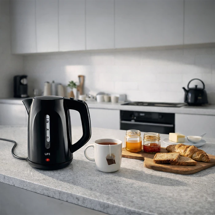 LiFE Βραστήρας PREMIERE BLACK 1.0L 1100W Μαύρο