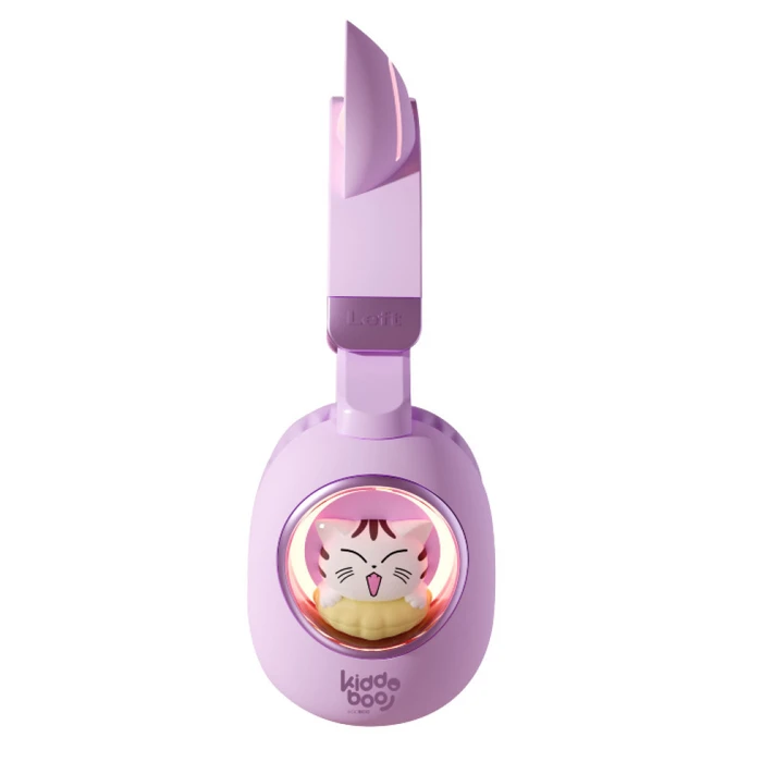 Headphones KIDDOBOO Delulu Bluetooth Lavender