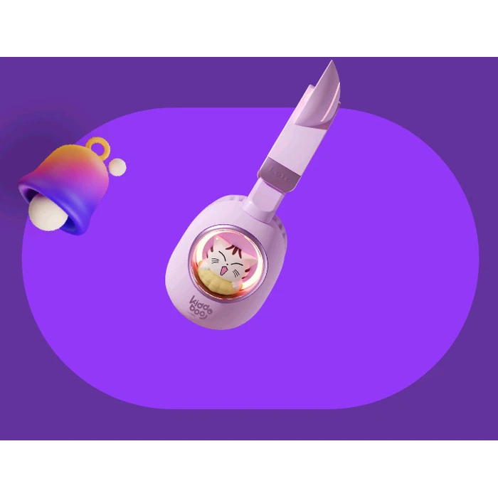 Headphones KIDDOBOO Delulu Bluetooth Lavender