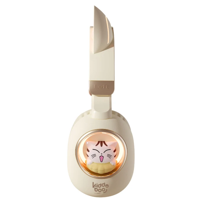 KIDDOBOO Delulu Bluetooth Headphones Gold KBKID5GLD
