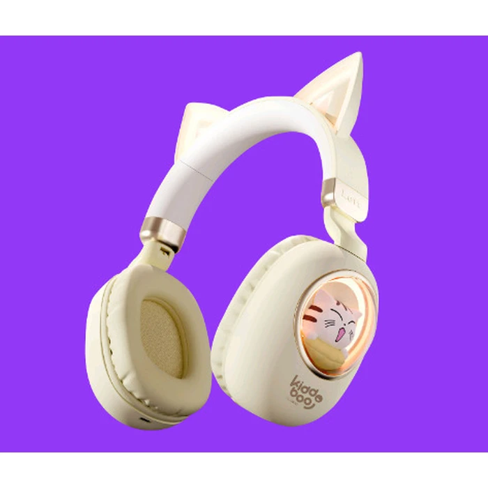 KIDDOBOO Delulu Bluetooth Headphones Gold KBKID5GLD