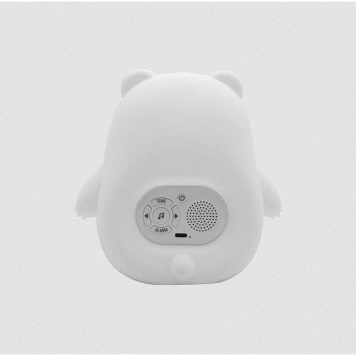 KIDDOBOO Night Light and Alarm Clock SoundGlow Bear