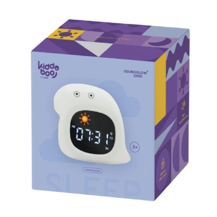 KIDDOBOO Φωτιστικό Νυκτός Ξυπνητήρι SoundGlow Dino KBJL826