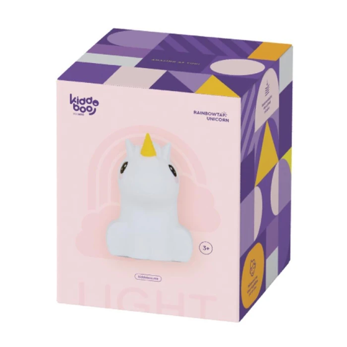 KIDDOBOO Φωτάκι Νυκτός RainbowTap Unicorn KBJL323