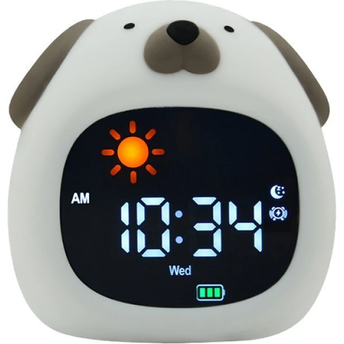 Children's Alarm Clock KIDDOBOO SoundGlow Dog KBJL824