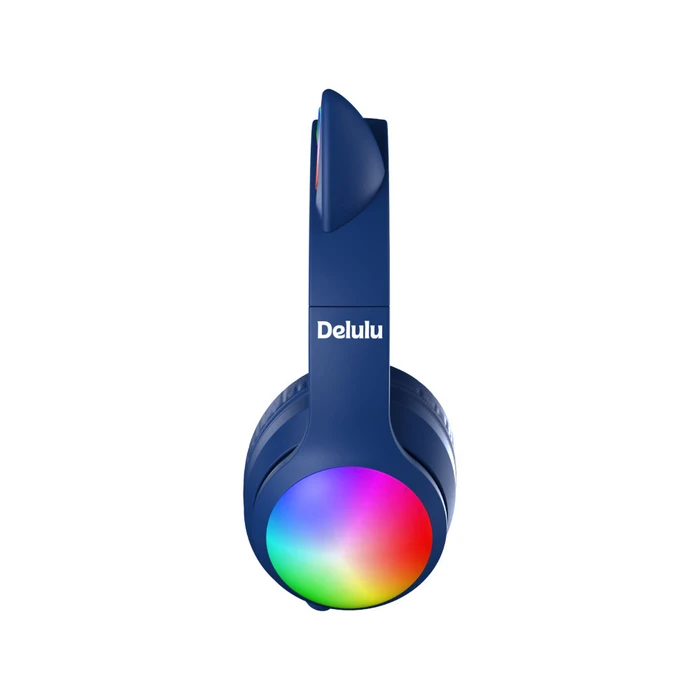 Kiddoboo Delulu Bluetooth Headphones Disco Blue KBMS632BLU