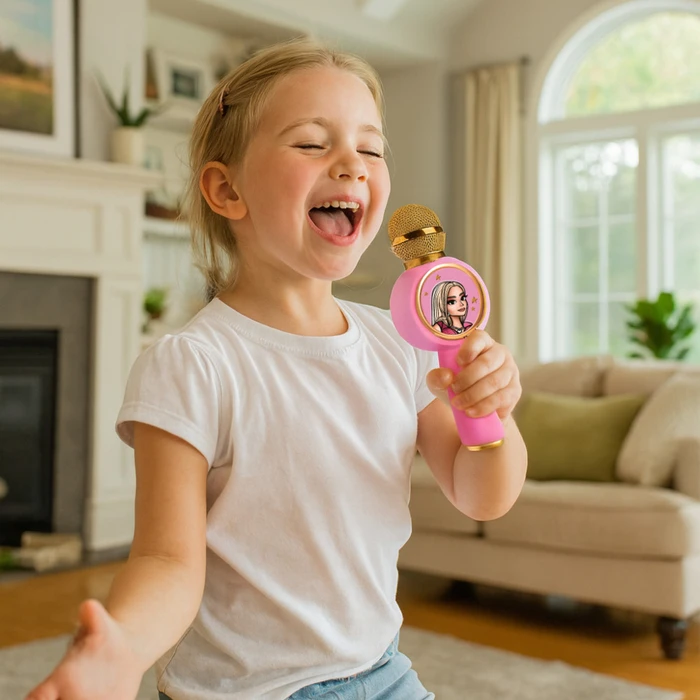 KIDDOBOO Karaoke Microphone Josephine KBX6PNK