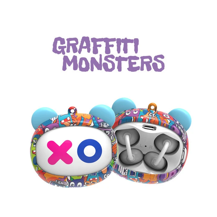 KIDDOBOO GOAT Ακουστικά Grafity Monsters KBG08PNK