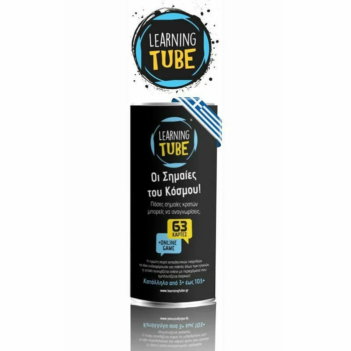 K-Toyz Επιτραπέζιο Παιχνίδι Learning Tubes Οι Σημαίες του Κόσμου LT-001
