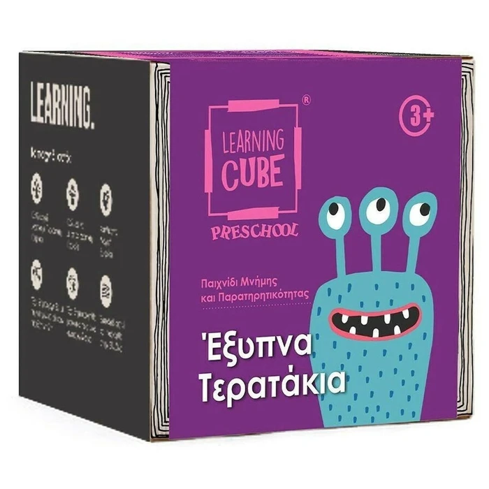 K-Toyz Learning Cubes Τερατάκια Βρες Τις Διαφορές Memo LC-07