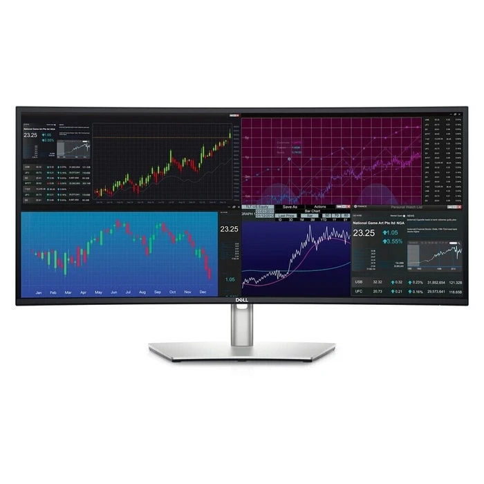 Dell UltraSharp U3423WE 34.14" Ultrawide Curved IPS Monitor  3440x1440 QHD, 5 ms GTG, Silver