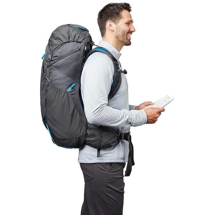 Gregory Ορειβατικό Σακίδιο 48lt Αδιάβροχο Μαύρο Trekking