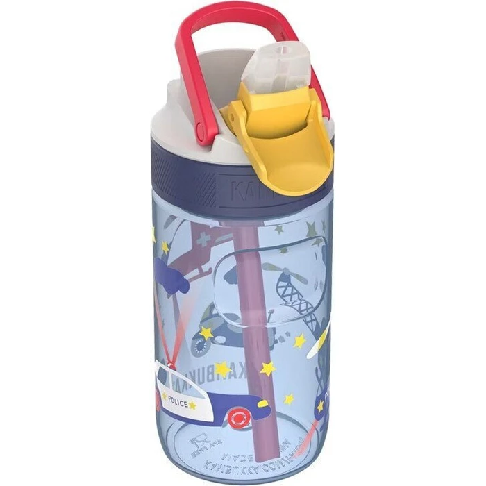 Kambukka Μπουκάλι Θερμός 400ml Police Patrol με Επιστόμιο και Καλαμάκι (11-04059)