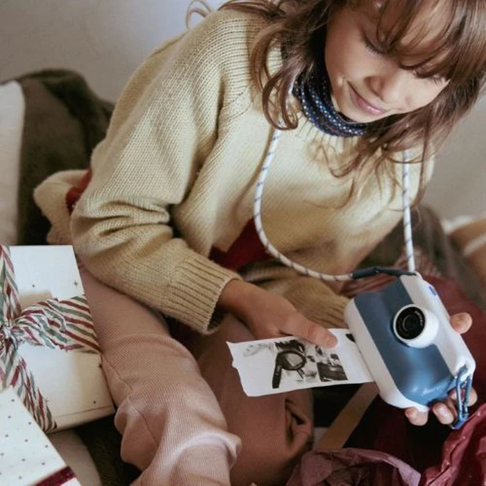 Kidywolf Instant φωτογραφική μηχανή με λειτουργία selfie μπλε