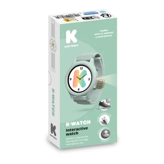 Παιδικό smartwatch Kidywolf Smart-Watch green
