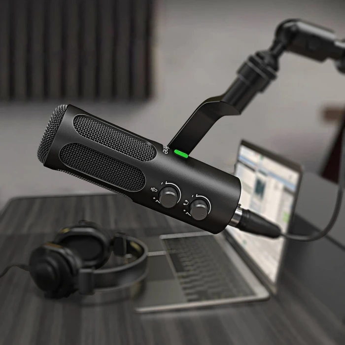 Fifine Tank3 Δυναμικό Μικρόφωνο XLR/USB με Shock Mount