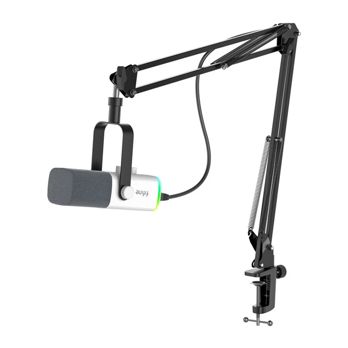 Fifine AM8TW Δυναμικό Μικρόφωνο Shock Mounted σε Λευκό (Fifine)