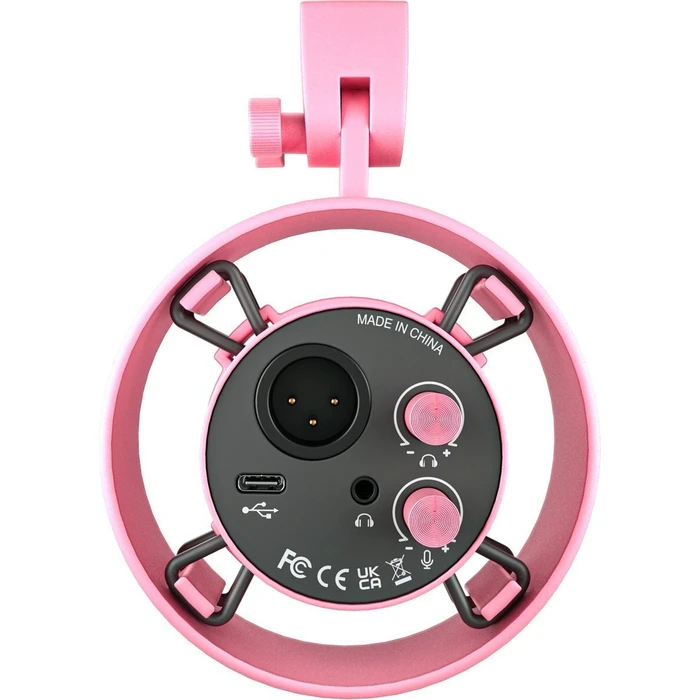 Fifine K688P Δυναμικό Μικρόφωνο XLR Shock Mounted - Ροζ