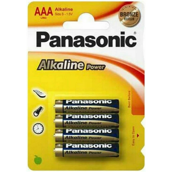 Panasonic Μπαταρίες Αλκαλικές AAA 1,5V 4τμχ