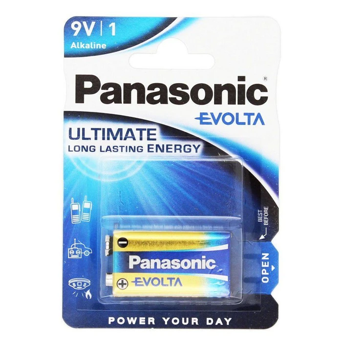 Panasonic Alkaline Battery 9V Evolta