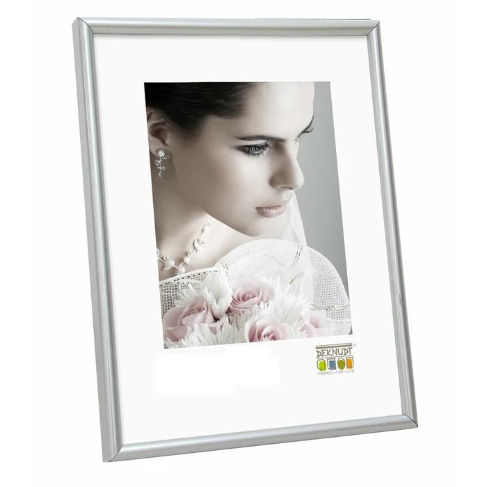 Κορνίζα τοίχου Deknudt S011D1 30x45 Resin Matt Silver