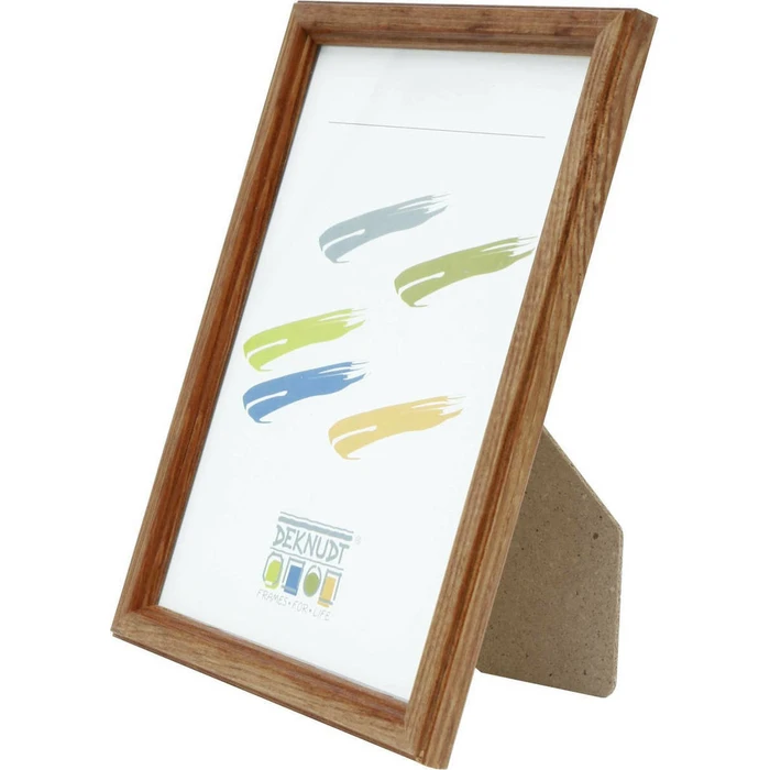 Κορνίζα τοίχου Deknudt S236H3 DIN A4 21x29,7 Wooden Frame σε σκούρο καφέ χρώμα