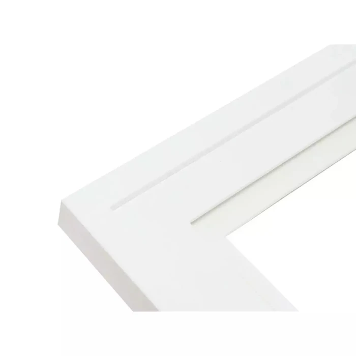 Κορνίζα Gallery Deknudt S65KK1 λευκή 6x10x15 ξύλινη με διπλό passepartout