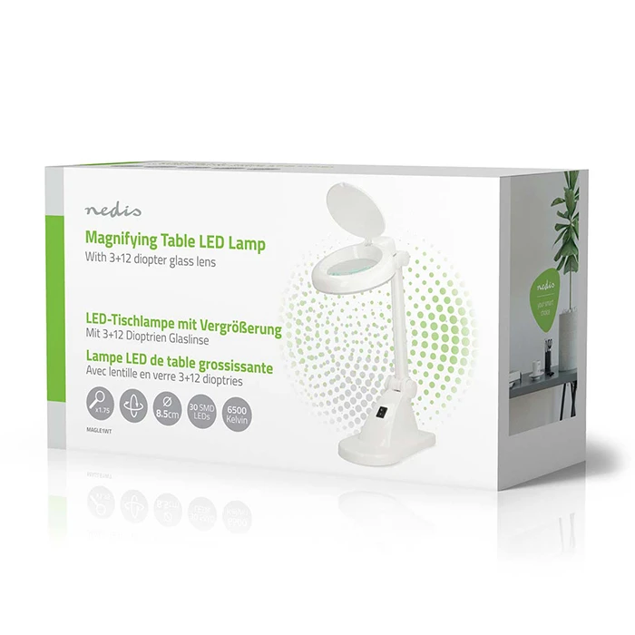 Workbench magnifying lamp with LED lighting 6W Nedis