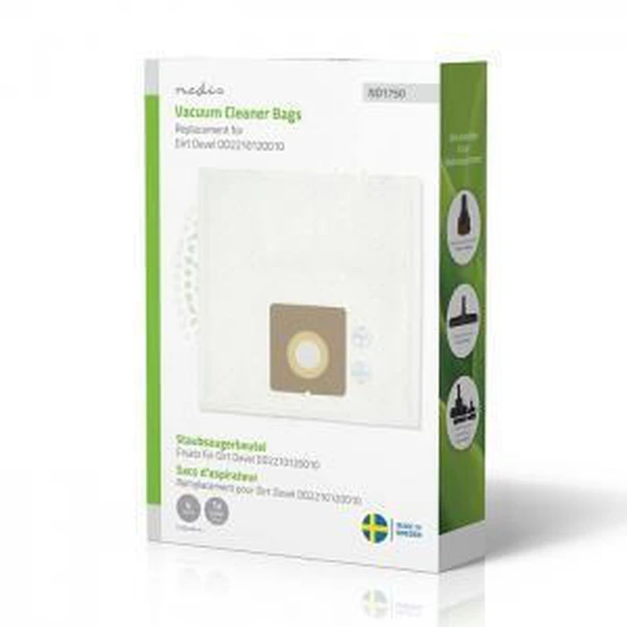 NEDIS Σακούλες Ηλεκτρικής Σκούπας Συνθετικές για Dirt Devil Swiffy M 1550 1556 Series 4τμχ