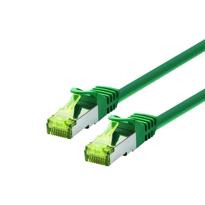 Professional Patch Cable Logon S/FTP AWG26 LSOH 5m Cat6a 500MHz Green TCR6ASS050G