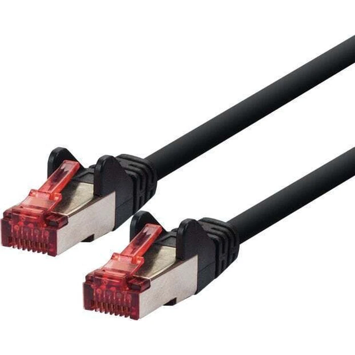Logon Ethernet Patch Cable SF/UTP Cat6 7m Black (TCR66SS070BL)