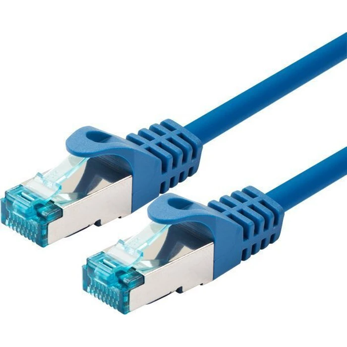 Logon SF/UTP Cat5e (Gigabit) Ethernet Patch Cable 0.3m Blue (TCR55SS003B)
