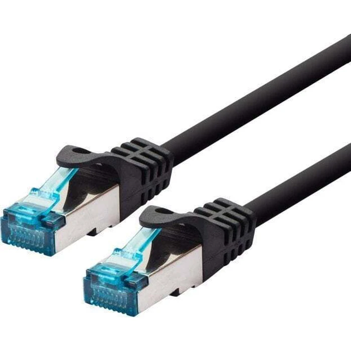 Logon F/UTP Cat5e (Gigabit) Ethernet Patch Cable 25m Black
