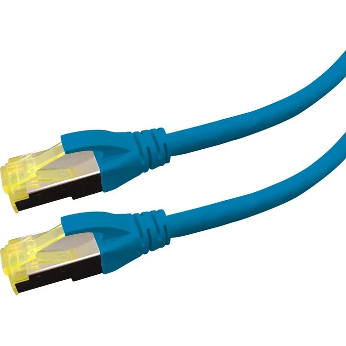 Logon S/FTP Cat.6a Καλώδιο Δικτύου Ethernet 10m Μπλε (APR6A100B)