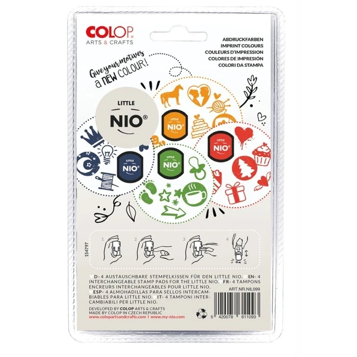 Colop Ταμπόν Σφραγίδας Ασημί NIL099